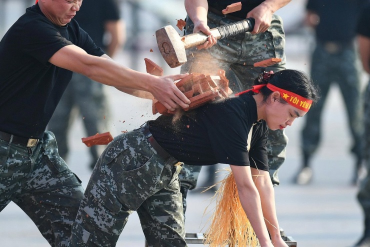 Toàn cảnh lực lượng Công an xuất quân bảo vệ Đại hội XIV của Đảng - 17