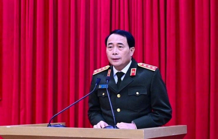 Thứ trưởng Lê Quốc Hùng phát biểu tại hội nghị. Ảnh: CAND.