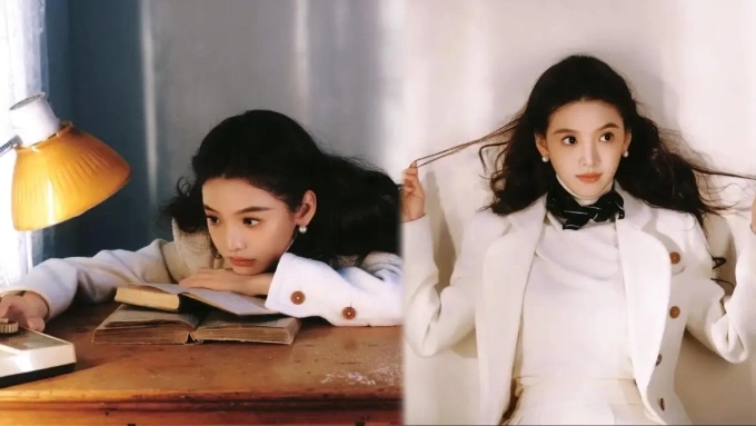 Chương Nhược Nam chụp ảnh với phong cách cổ điển. Ảnh: Sohu