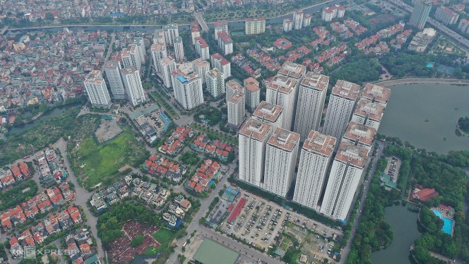 Một dãy chung cư cũ ở phía nam Hà Nội. Ảnh: Ngọc Thành