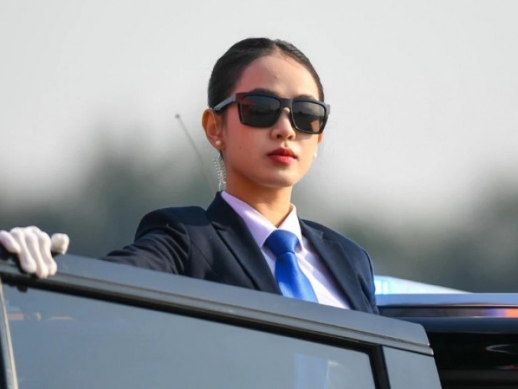 Những bóng hồng tại Lễ xuất quân bảo vệ Đại hội XIV của Đảng