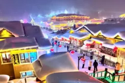 Vỡ òa cảnh siêu thực ngôi làng ở Hắc Long Giang, khách đến chỉ biết trầm trồ