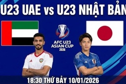 Trực tiếp bóng đá U23 UAE - U23 Nhật Bản: Quyết đấu vì ngôi đầu (U23 châu Á)