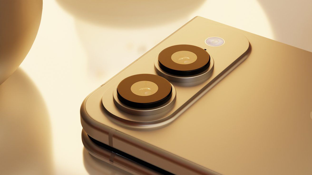 Ảnh concept iPhone màn hình gập.