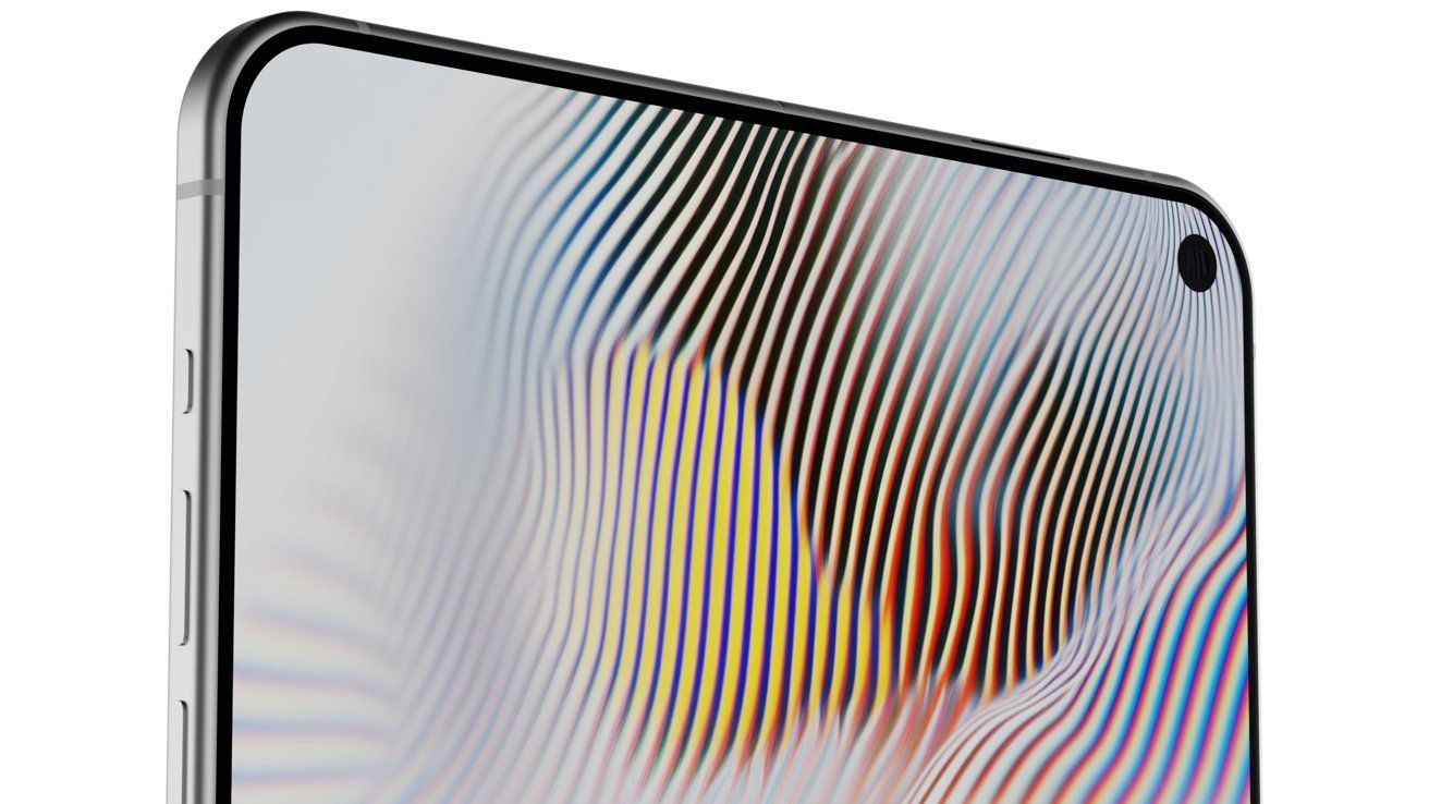 Ảnh concept iPhone màn hình gập.