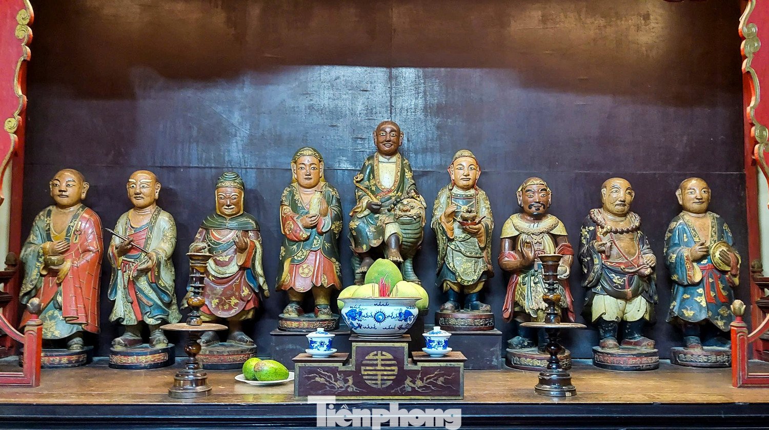 18 vị la hán ở chùa Thập Tháp.