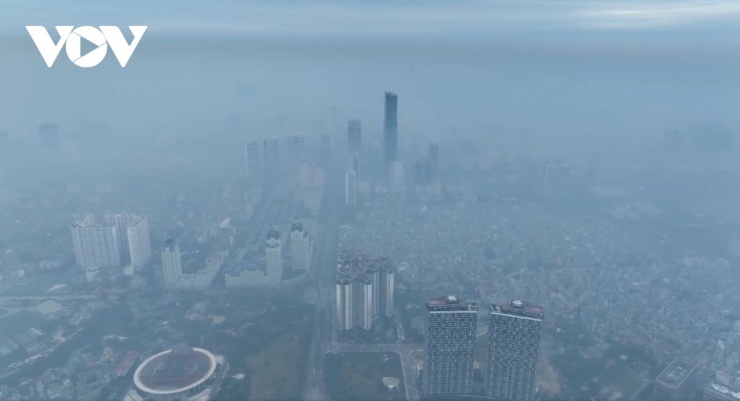 Ở nhiều thời điểm, chất lượng không khí ở Hà Nội xuống mức rất xấu