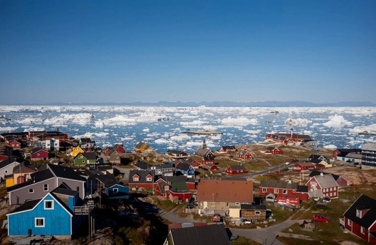 Đảo Greenland. Ảnh: NYT