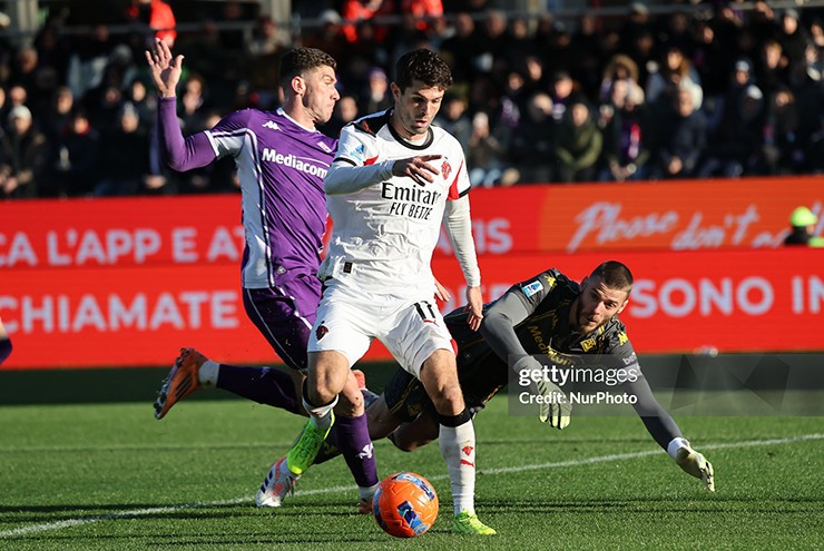 Video bóng đá Fiorentina - AC Milan: De Gea chói sáng, thoát hiểm phút 90 (Serie A)