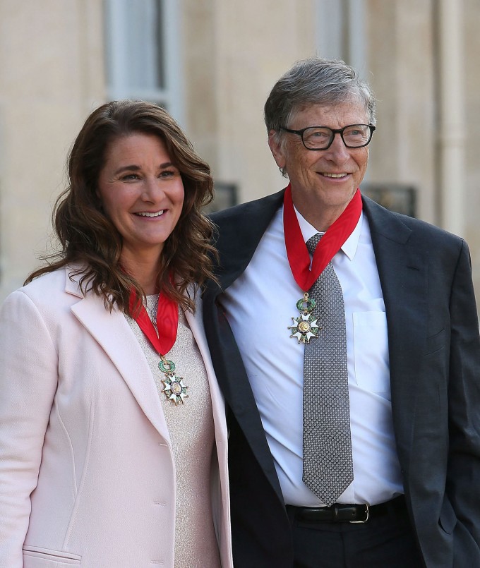 Bill Gates và Melinda trước khi ly hôn. Ảnh: KCS Presse