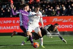 Video bóng đá Fiorentina - AC Milan: Thoát hiểm phút 90 (Serie A)