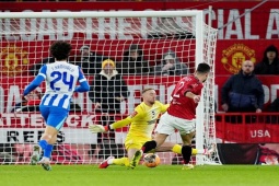 Trực tiếp bóng đá MU - Brighton: Thẻ đỏ cuối trận (FA Cup) (Hết giờ)
