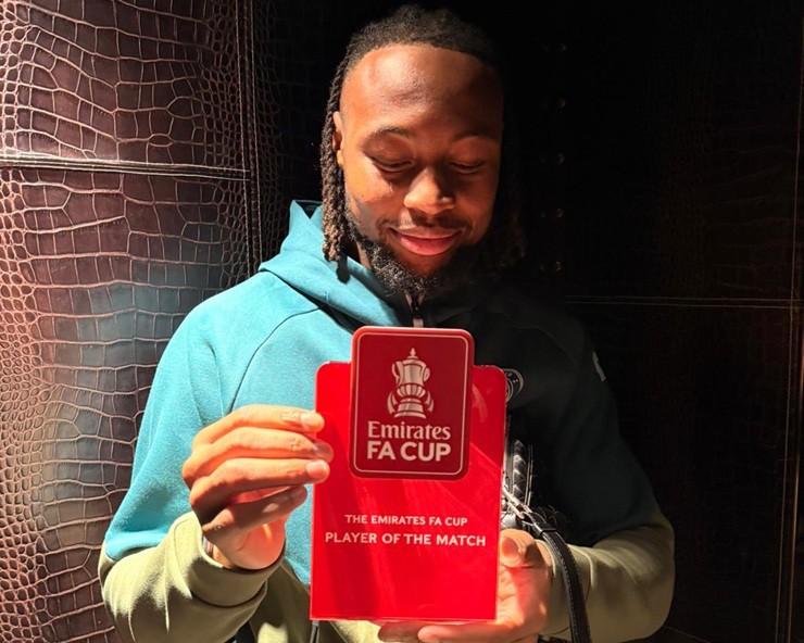 Semenyo được bầu chọn là "Cầu thủ xuất sắc nhất trận"