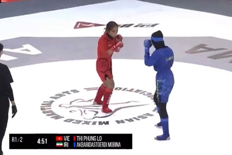 Nữ võ sĩ của Việt Nam kết thúc trận chung kết trong chưa đầy 1 phút
