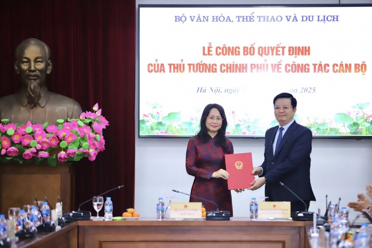 Bà Lâm Thị Phương Thanh giữ chức Thứ trưởng thường trực Bộ VHTT-DL. Ảnh: Bộ VHTT-DL