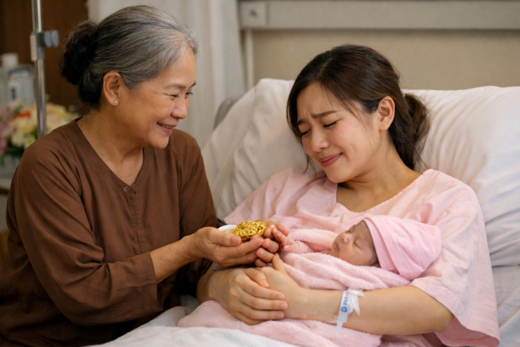 Tôi cảm thấy ân hận vô cùng vì đã nghĩ sai về mẹ chồng. (ảnh minh hoạ: AI)