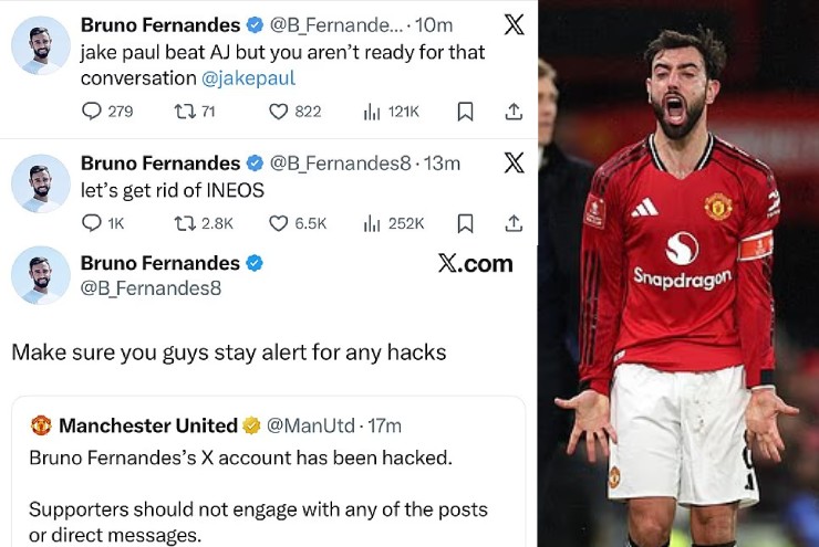 Đội trưởng MU Fernandes có hành động lạ, đòi đuổi "ông trùm" Ratcliffe?