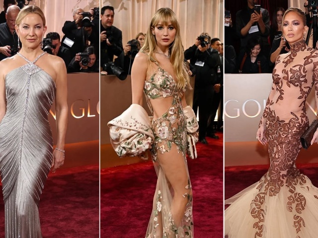 Dàn minh tinh khoe dáng trên thảm đỏ Quả cầu vàng 2026