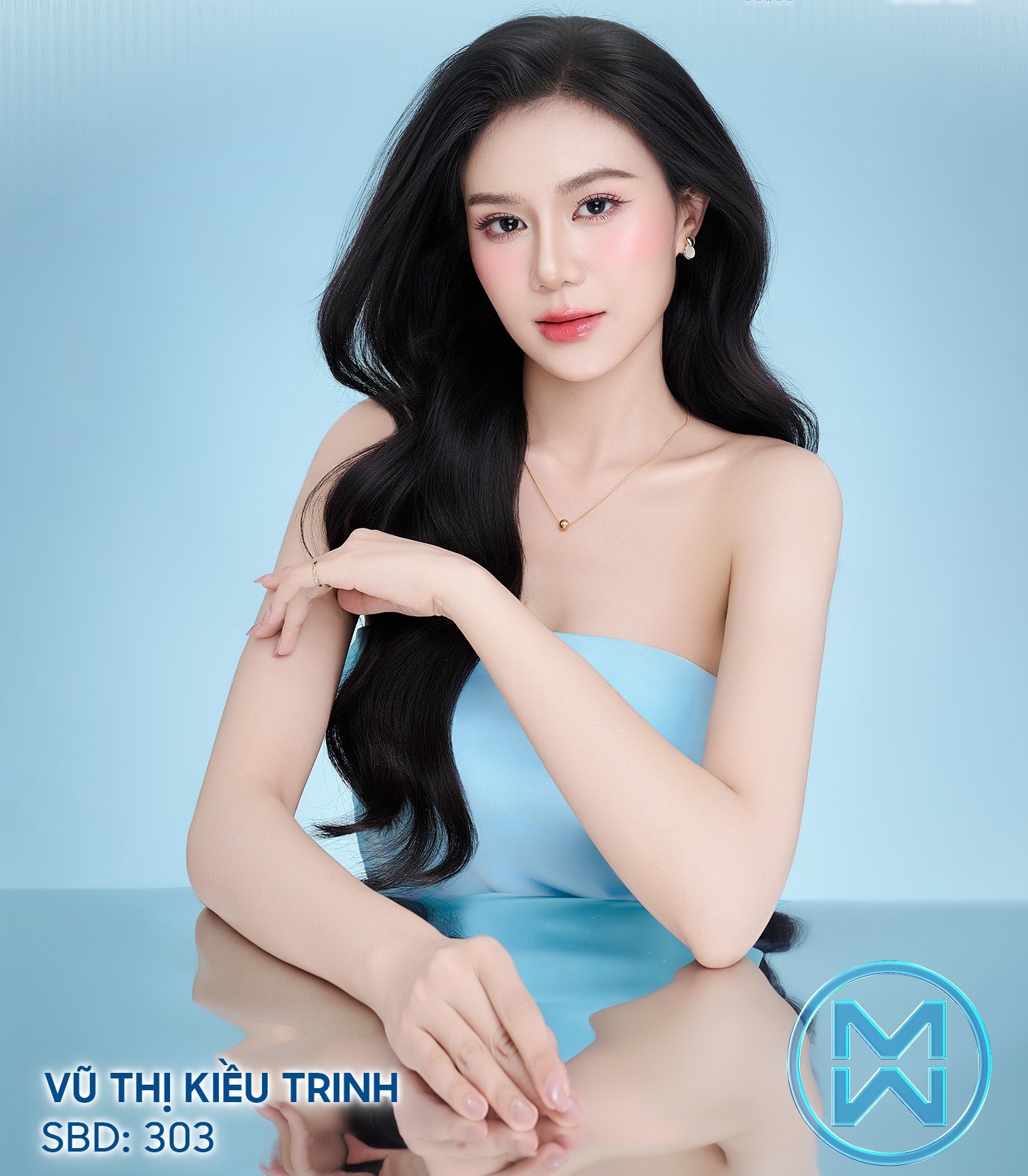 Vũ Thị Kiều Trinh sinh năm 2000, đến từ Ninh Bình (Nam Định cũ) là 1 trong 50 thí sinh lọt vào chung kết Miss World Vietnam 2025.