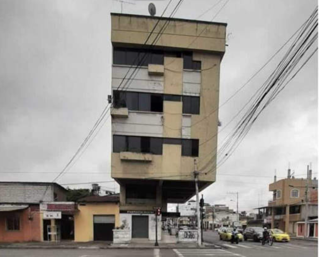 Trong hơn 30 năm tồn tại, tòa nhà El Inmortal được thống kê đã chịu tác động của ít nhất 8 trận động đất lớn. (Ảnh: OC)