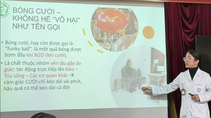 Bác sĩ cảnh báo những nguy hại do sử dụng khí cười