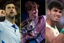 Alcaraz có lợi thế lớn vượt Sinner - Djokovic, tạo lịch sử ở Australian Open 2026