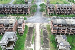 Cảnh dang dở ở dự án khu đô thị sinh thái gần 4.500 tỷ đồng ở Đà Nẵng