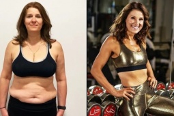 Thay đổi giúp người phụ nữ Anh giảm 32 kg ở tuổi ngũ tuần