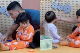 Xem clip con gái 3 tuổi dỗi bố, dân mạng cảm thán: 'Đàn ông tuổi nào cũng khổ'