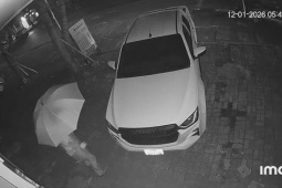 Truy tìm người đập phá ô tô ở Nghệ An