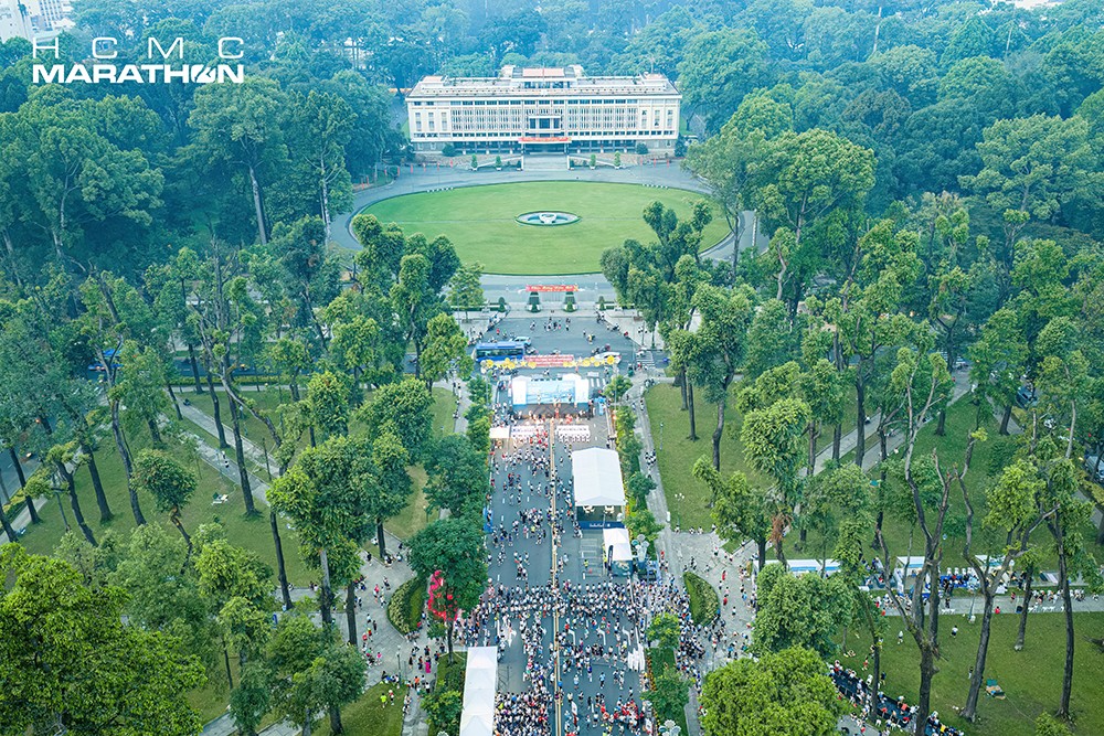 Điểm xuất phát và về đích lịch sử của HCMC Marathon