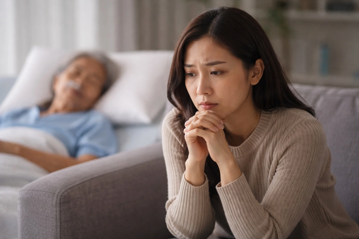 Nghĩ đến chuyện lúc vợ chồng tôi khó khăn bà không giúp khiến tôi vẫn thấy giận lắm (ảnh minh họa: AI)