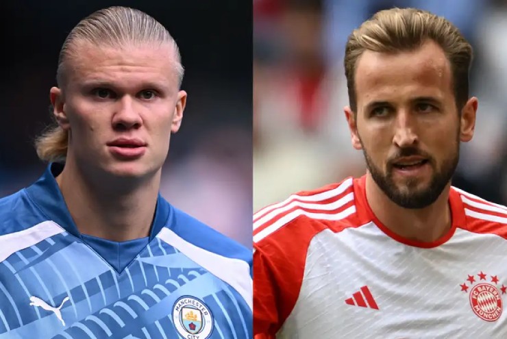 Haaland sa sút phong độ và bị Kane bắt kịp trong cuộc đua "Chiếc giày vàng châu Âu"