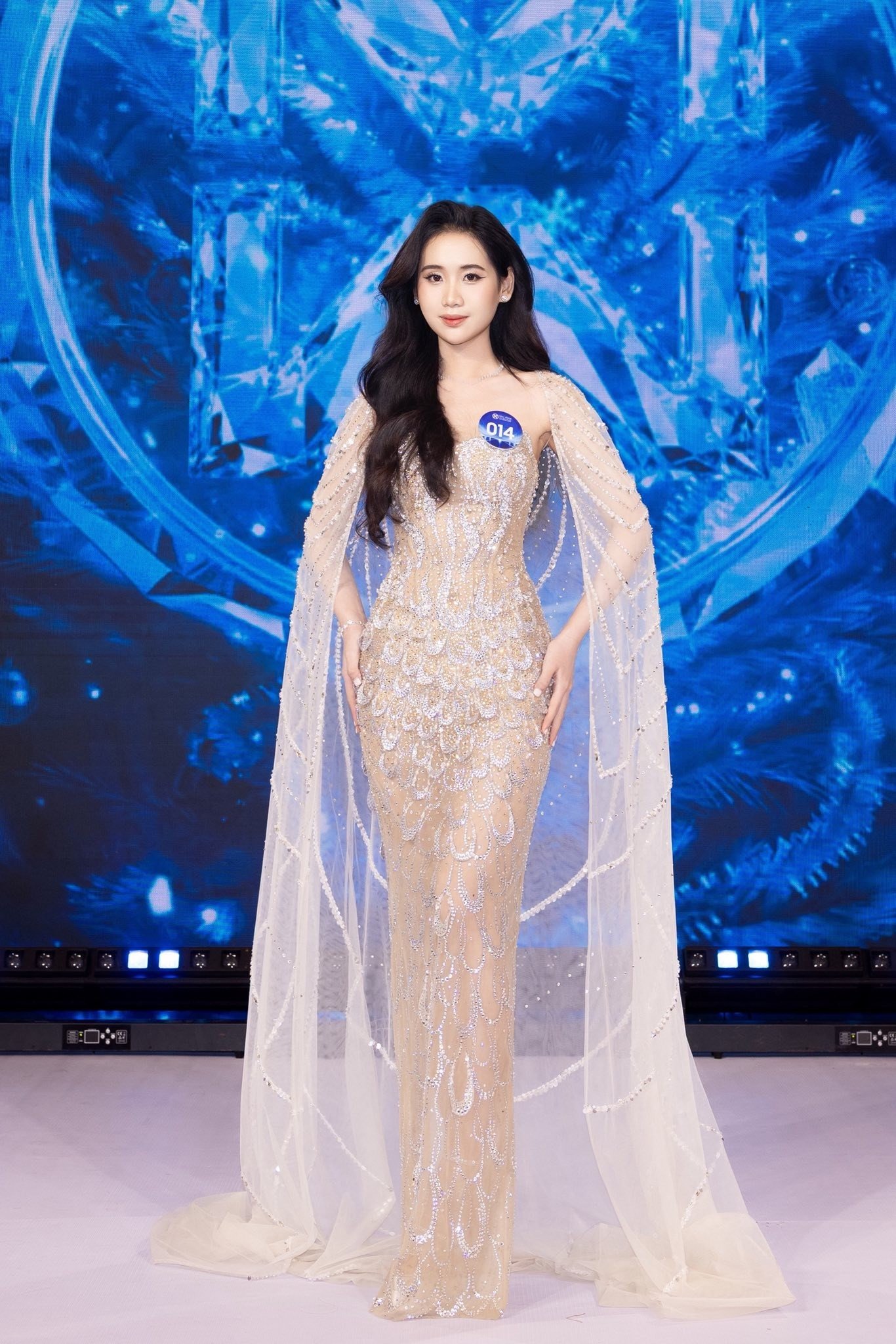 Tâm Như có chiều cao 1,73 m, nhan sắc ngọt ngào và trong trẻo. Cô gái Huế cũng được nhận xét sáng sân khấu khi trình diễn catwalk.