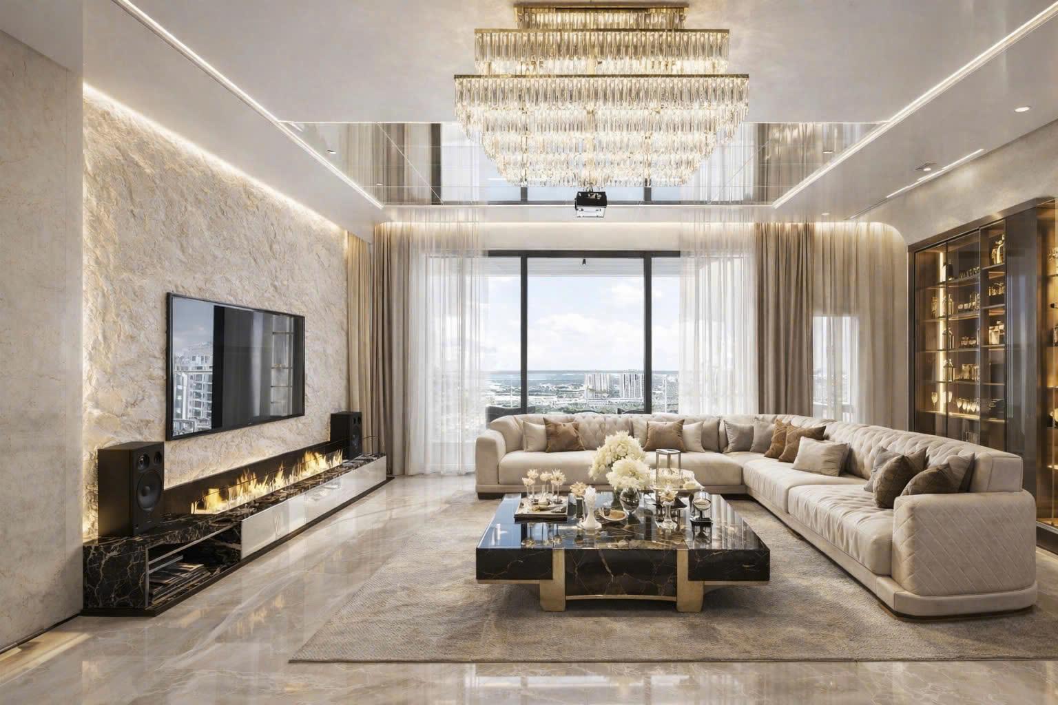 Penthouse với không gian sống cao cấp phù hợp cho giới chuyên gia