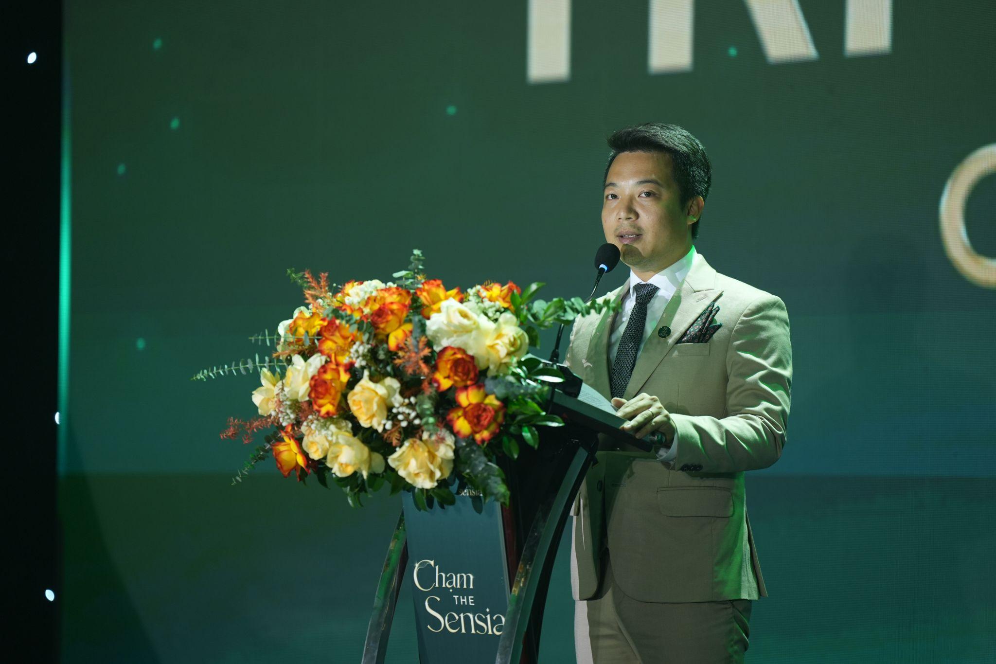 Ông Dương Hoàng Minh, Phó Chủ tịch HĐQT Công ty Cổ phần Đầu tư Phát triển Trí Dương chia sẻ tại sự kiện