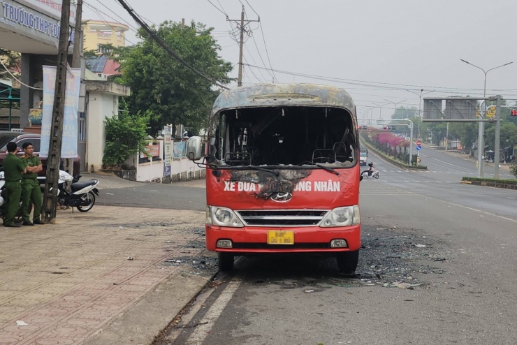 Hiện trường vụ cháy. Ảnh: A.X