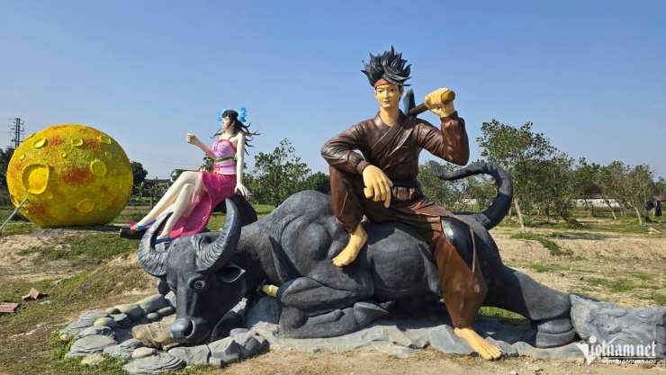 Khu vườn Hạnh Phúc của Bùi Văn Quân được thành lập từ năm 2021 tại xã Hợp Thịnh, tỉnh Bắc Ninh