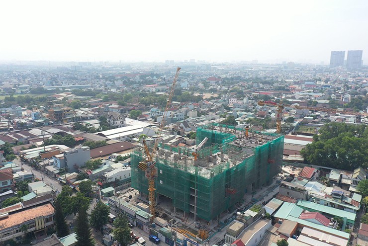 Happy One Sora thi công tầng 8, đồng loạt tăng tốc tiến độ hai tháp