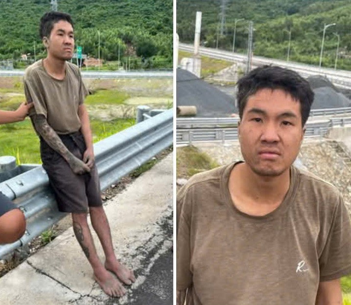 Nguyễn Văn Khôi khi "đi lạc" ở xã Đại Lãnh, tỉnh Khánh Hòa hôm 26/10/2025.