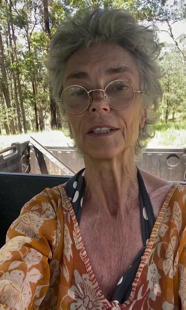 Rachel Ward trong video vào tháng 12/2025.