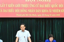 Giới thiệu Bí thư Thành ủy TPHCM Trần Lưu Quang ứng cử đại biểu Quốc hội khóa XVI