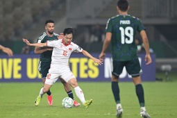 Video bóng đá U23 Saudi Arabia - U23 Việt Nam: Siêu phẩm Đình Bắc, vé vàng ngạo nghễ (U23 châu Á)