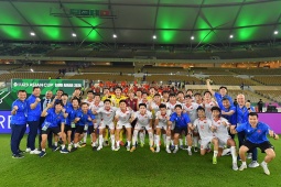 Ảnh U23 Việt Nam vỡ òa mừng chiến tích lịch sử, U23 Saudi Arabia gục ngã trong nước mắt