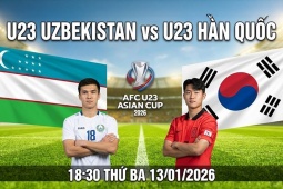 Trực tiếp bóng đá U23 Uzbekistan - U23 Hàn Quốc: Sinh tử chiến bảng "tử thần" (U23 châu Á)