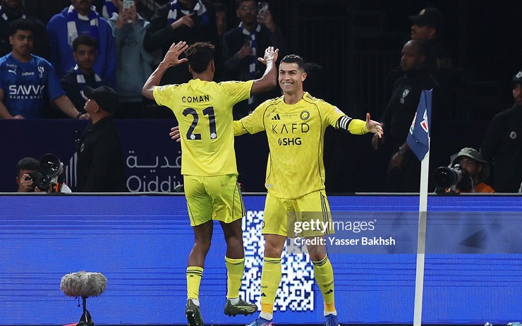 Ronaldo ghi bàn nhưng Al Narrs vẫn để thua ngược trước Al Hilal