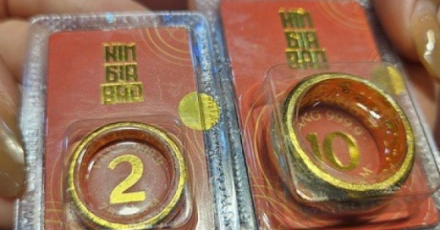Sáng 13-1, giá vàng nhẫn trơn mỗi nơi một giá