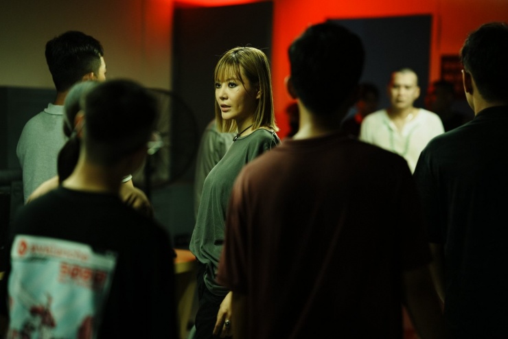 Tạo hình của Thanh Hương trong phim Thiên đường máu