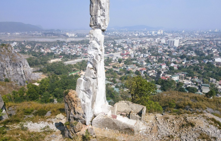 Công trình nhìn trắng sáng hơn rất nhiều so với trước khi được gia cố