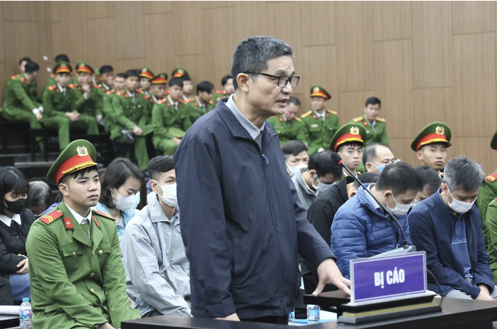 Bị cáo Nguyễn Thanh Phong tại phiên toà